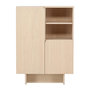 Voir la diapositive 2 : Paris Prix Bahut Haut Design  Tyreso  110cm Naturel