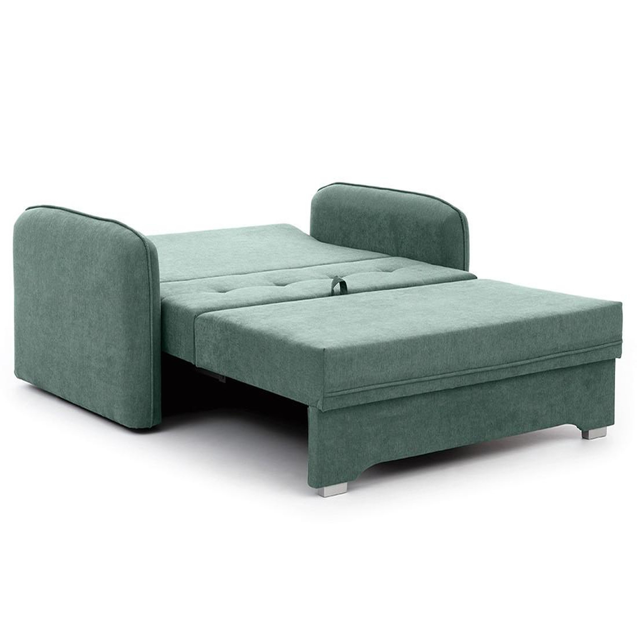 Voir la diapositive 5 : BEST MOBILIER Michelle - canapé droit 3 places convertible avec coffre en velours