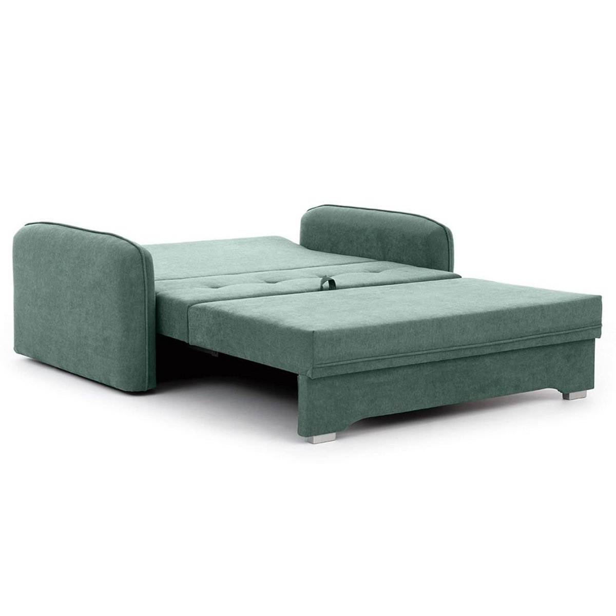 BEST MOBILIER Michelle - canapé droit 3 places convertible avec coffre en velours