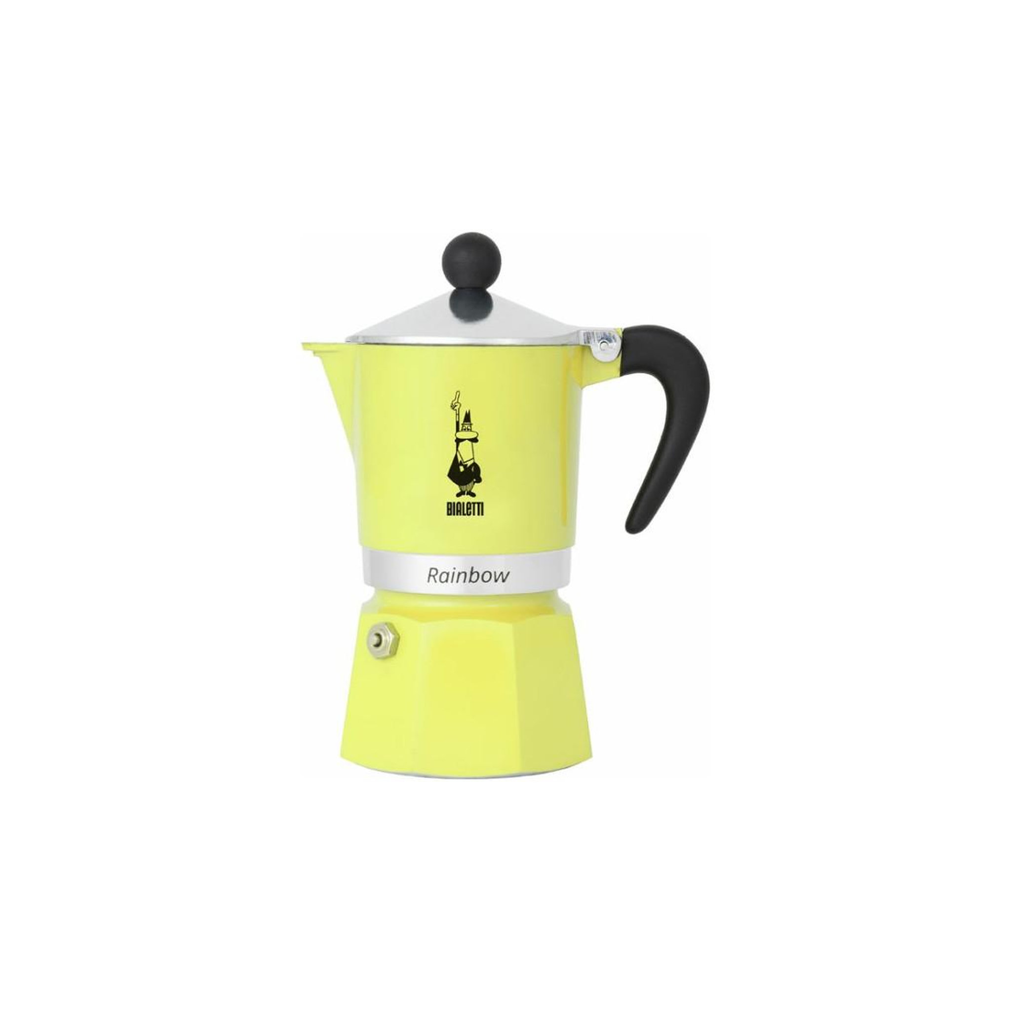 Voir la diapositive 2 : BIALETTI Bialetti 6537 machine à café manuelle Cafetière à moka 0,13 L Noir, Argent, Jaune