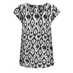 Only Blouse he/Noir à motifs Femme Only Nova. Coloris disponibles : Blanc