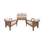 Voir la diapositive 4 : SWEEEK Salon de jardin 4 places bois d'acacia