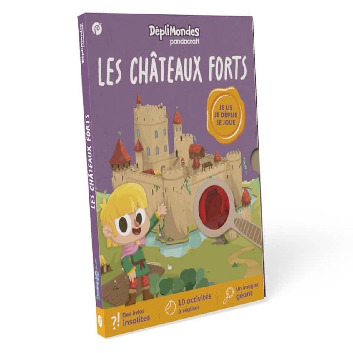 LES CHATEAUX FORTS. JE LIS, JE DEPLIS, JE JOUE, Boches Jade