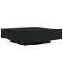 Voir la diapositive 3 : VIDAXL Table basse avec lumieres LED noir 100x100x31 cm