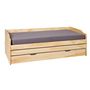 Voir la diapositive 1 : Paris Prix Lit Banquette Enfant Bois  Axel  90x200cm Naturel
