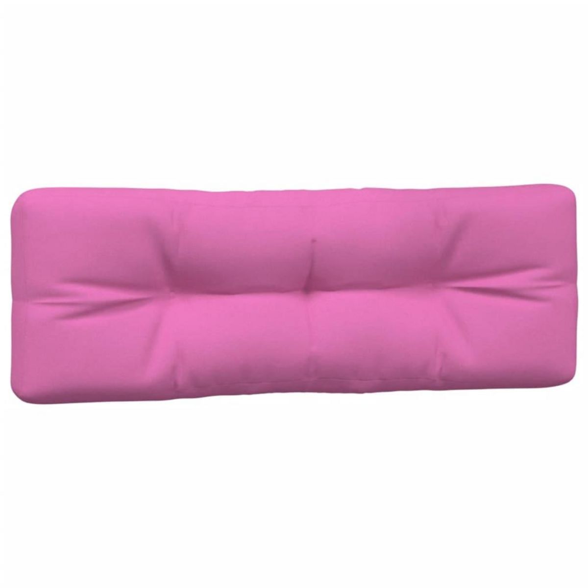 VIDAXL Coussins de palette lot de 7 rose tissu