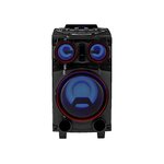 NEDIS Enceinte portable Bluetooth Nedis sur chariot avec subwoofer 8  et LEDs colorées