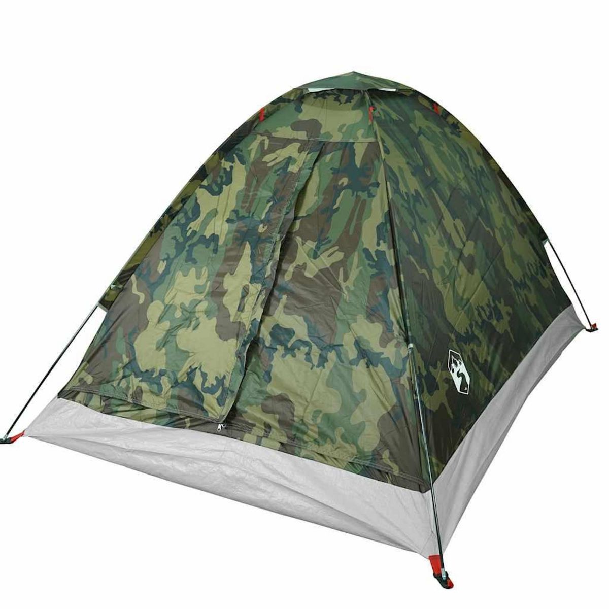 VIDAXL Tente de camping a dome 2 personnes camouflage impermeable