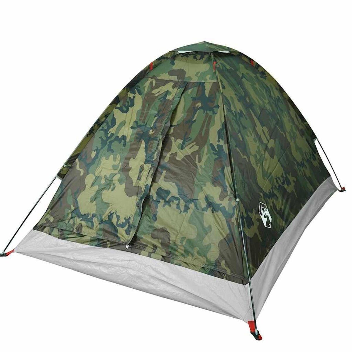 VIDAXL Tente de camping a dome 2 personnes camouflage impermeable