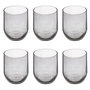 Voir la diapositive 1 : SECRET DE GOURMET Lot de 6 Verres à Eau  Paol'Eau  31cl Gris