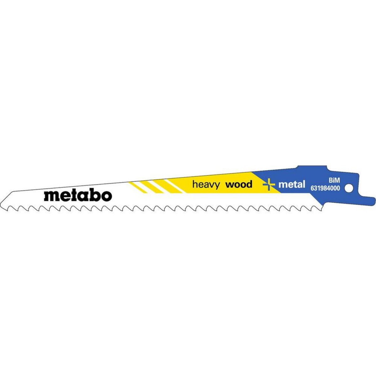 METABO SAS 100 lames de scie sabre « heavy wood + metal » BiM - 150 x 1,25 mm