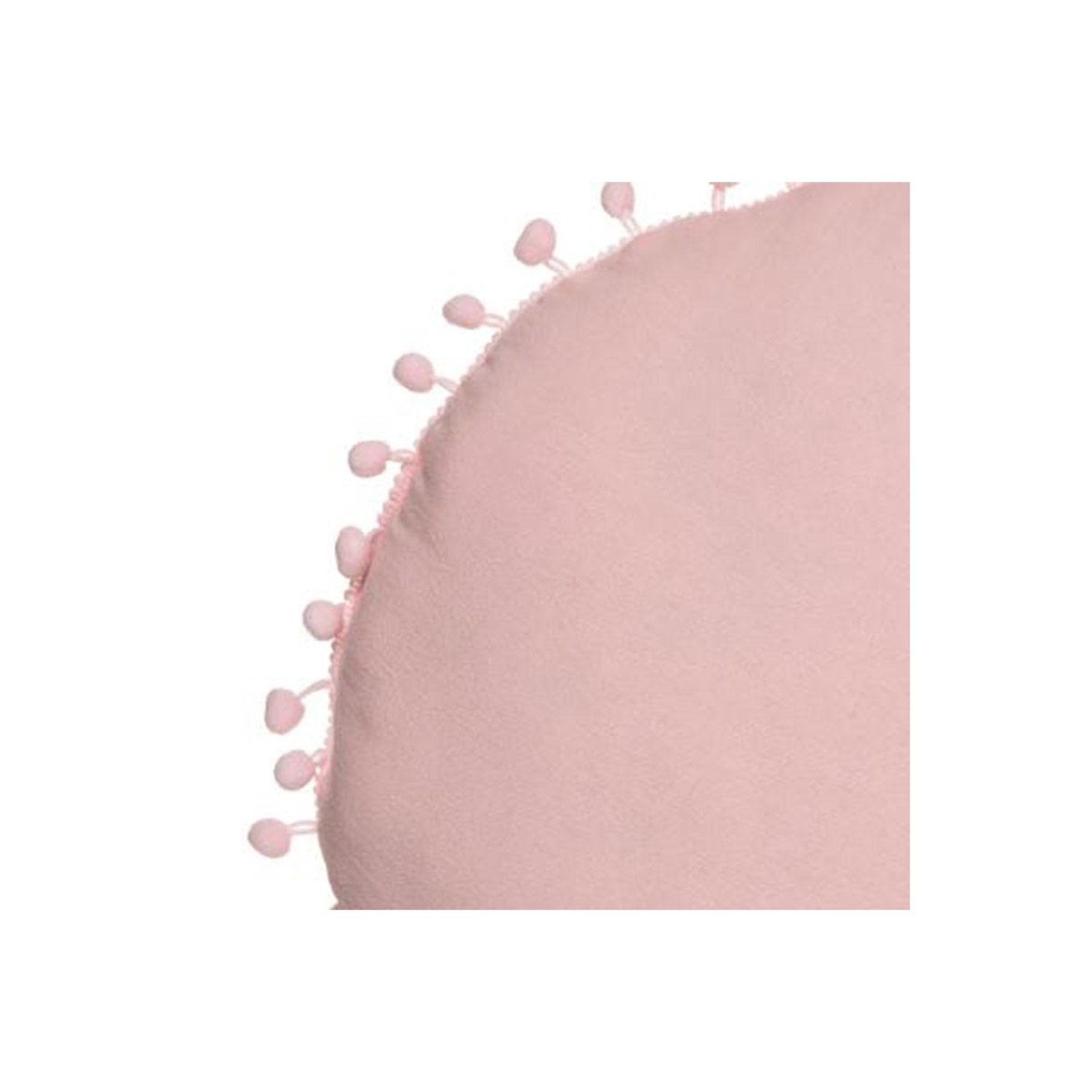 Voir la diapositive 2 : Atmosphera Kids Coussin déco enfant  pompons  39cm rose
