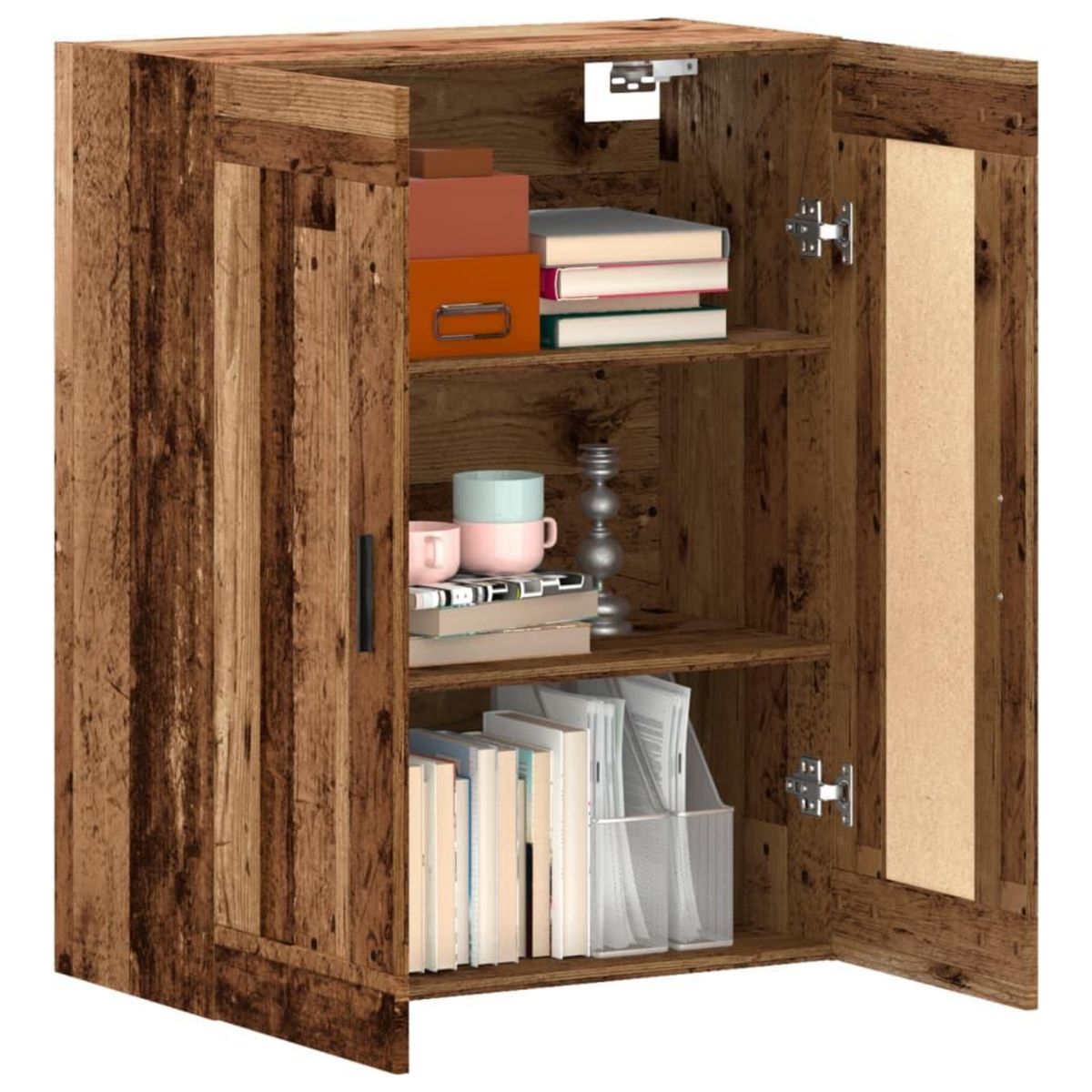 VIDAXL Armoire murale vieux bois 69,5x34x90 cm bois d'ingenierie