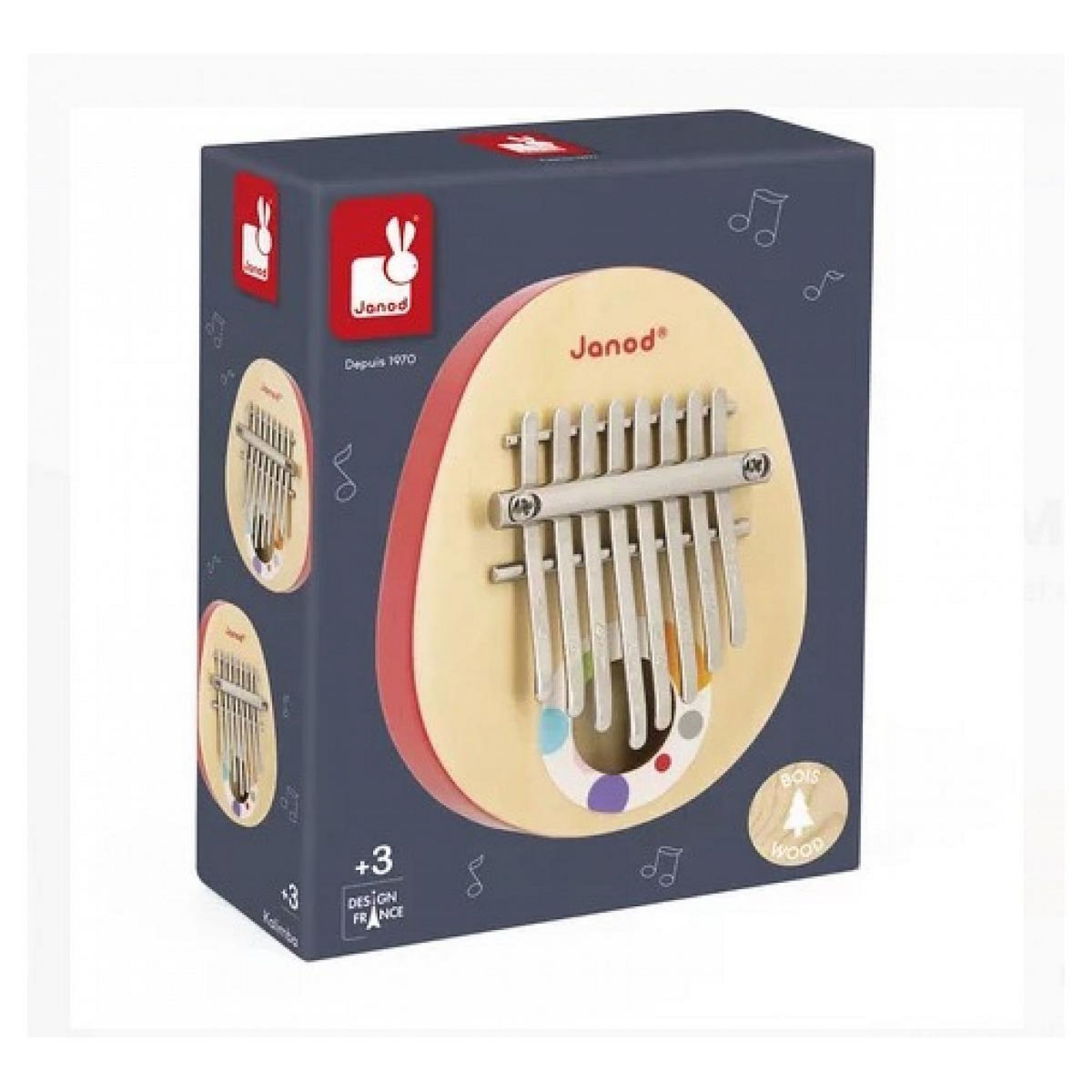 Juratoys-Janod Kalimba Confetti Instrument musical