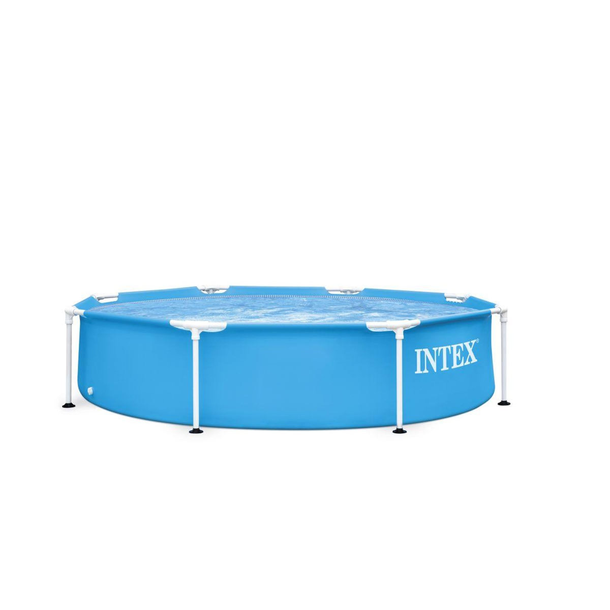 INTEX Piscine tubulaire ronde - 244cm - METAL FRAME