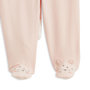 Voir la diapositive 2 : INEXTENSO Lot de 2 pantalons de naissance avec pieds bébé fille
