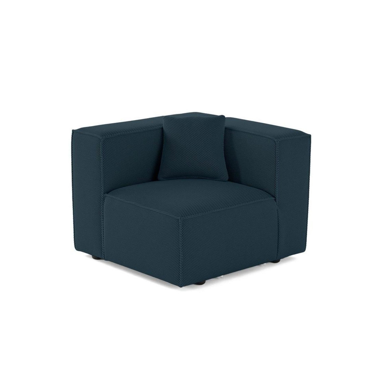 LISA DESIGN Arty - module d'assise gauche - en tissu mailles 3d