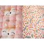 Voir la diapositive 3 : COTE DECO Matelas de sol enfant Renard - 100% coton 120 g/m² - 55 x 120 cm