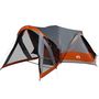Voir la diapositive 5 : VIDAXL Tente familiale tipi 8 personnes gris et orange impermeable