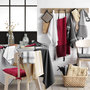 Voir la diapositive 3 : Douceur d'Intérieur Lot de 3 serviettes de table en coton recyclé Anaïs