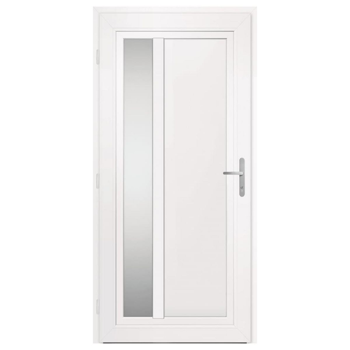 VIDAXL Porte d'entree anthracite 98x208 cm PVC