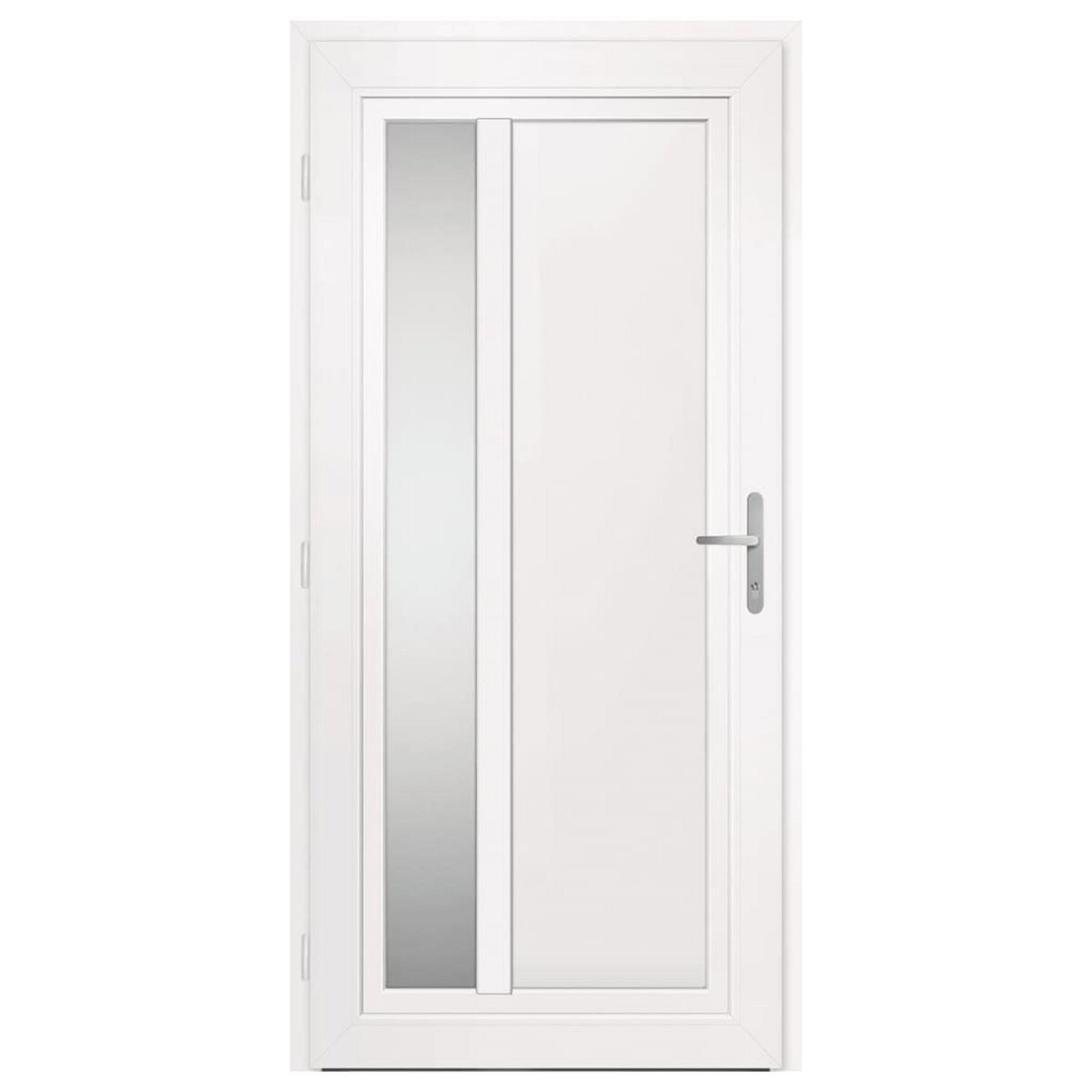 VIDAXL Porte d'entree anthracite 98x208 cm PVC