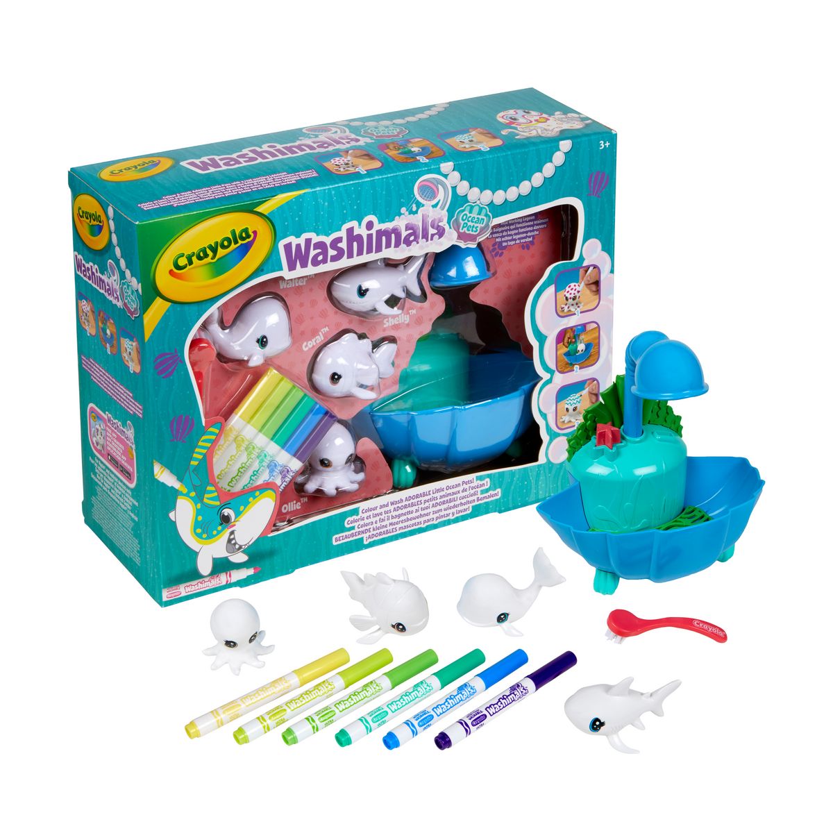 GOLIATH Washimals Coffret Océan - Crayola