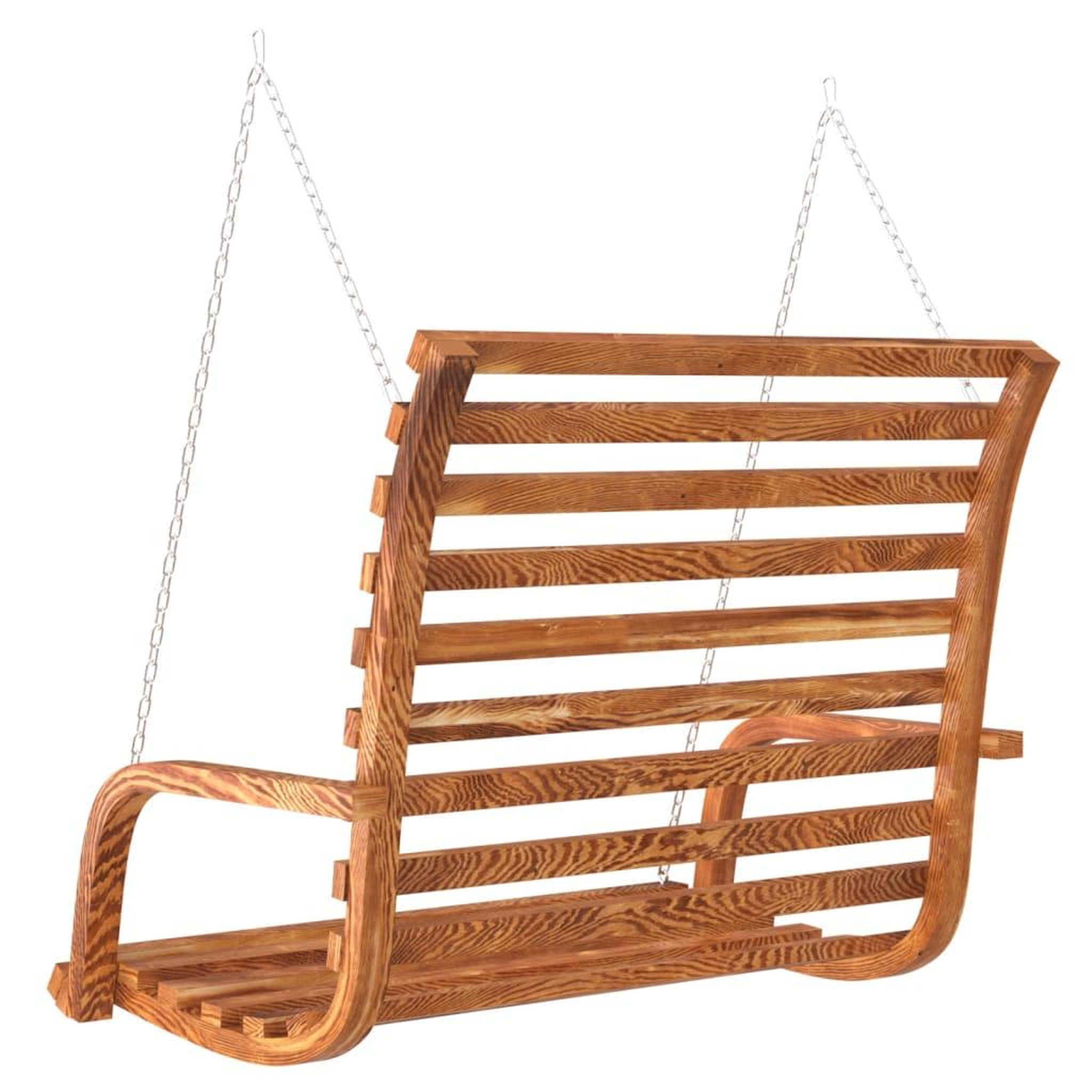 Voir la diapositive 5 : VIDAXL Balancelle Bois courbe avec finition en teck 126x63x92 cm