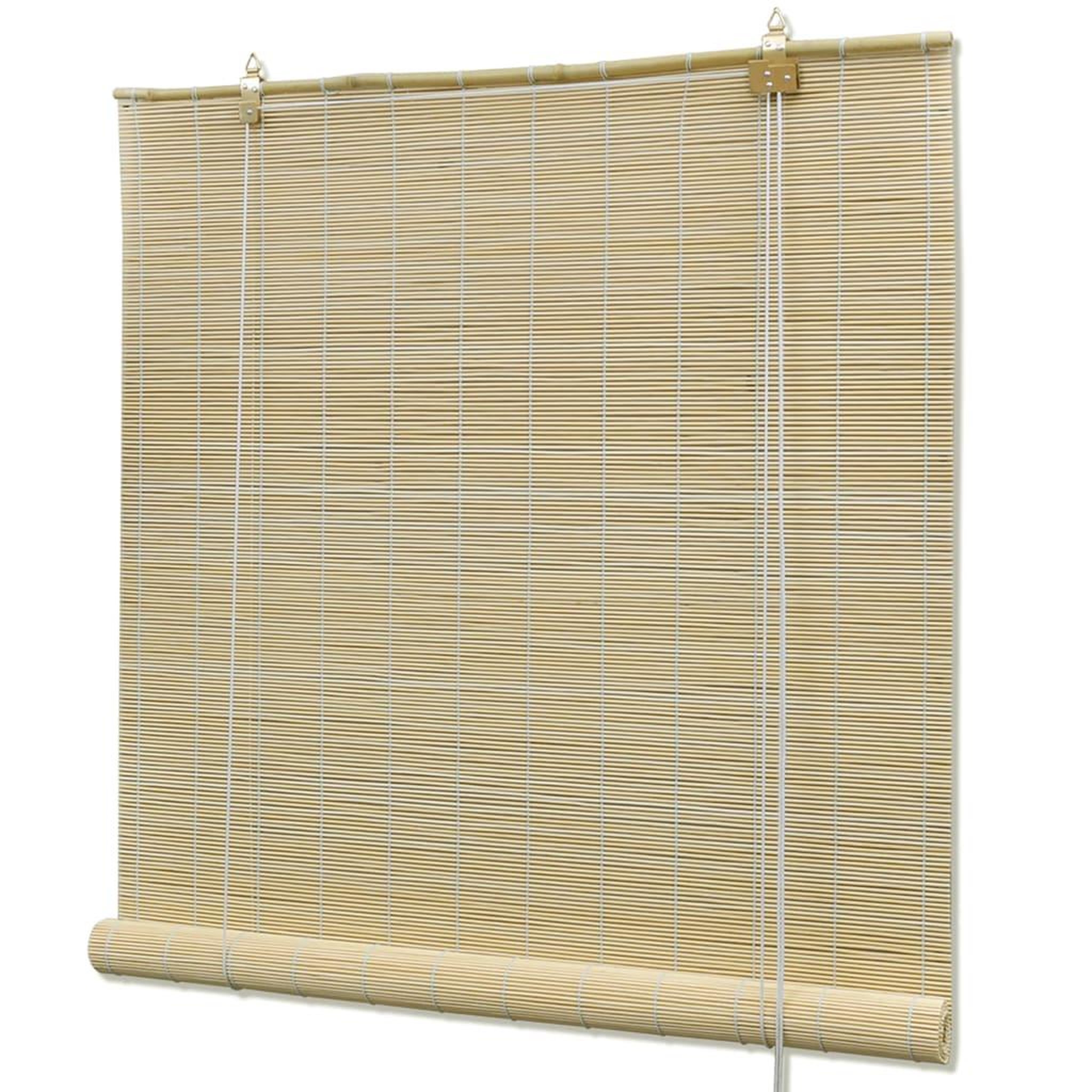 VIDAXL Store a rouleau bambou naturel 120x220 cm