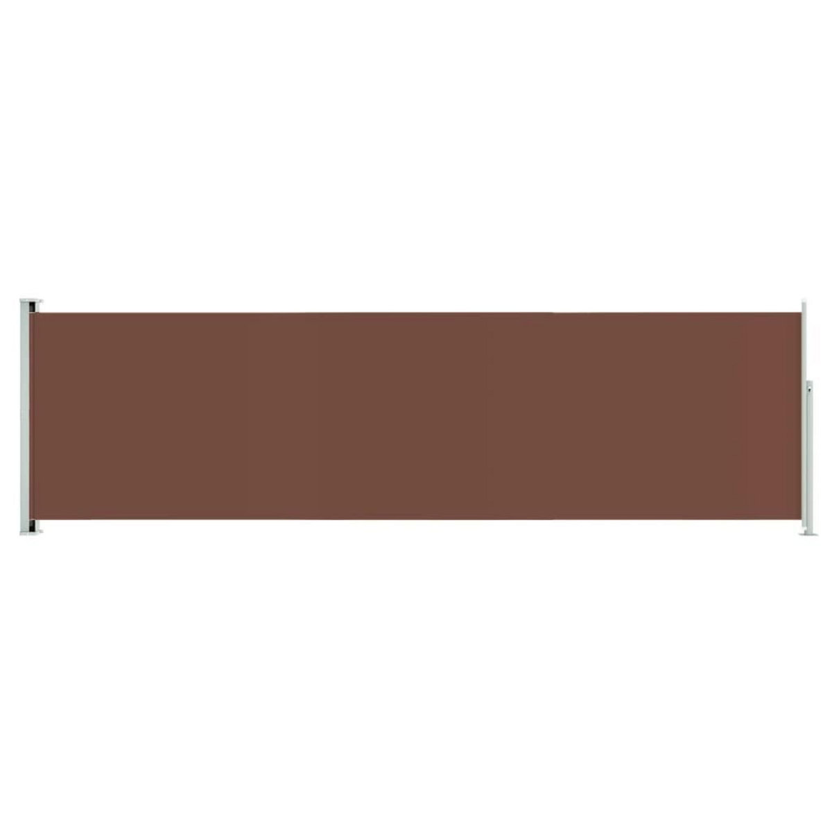 VIDAXL Auvent lateral retractable de patio 180x600 cm Marron