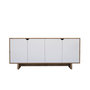 Voir la diapositive 1 : Habitat et Jardin Buffet en bois  Mete  - 180 x 40 x 81 cm - Blanc