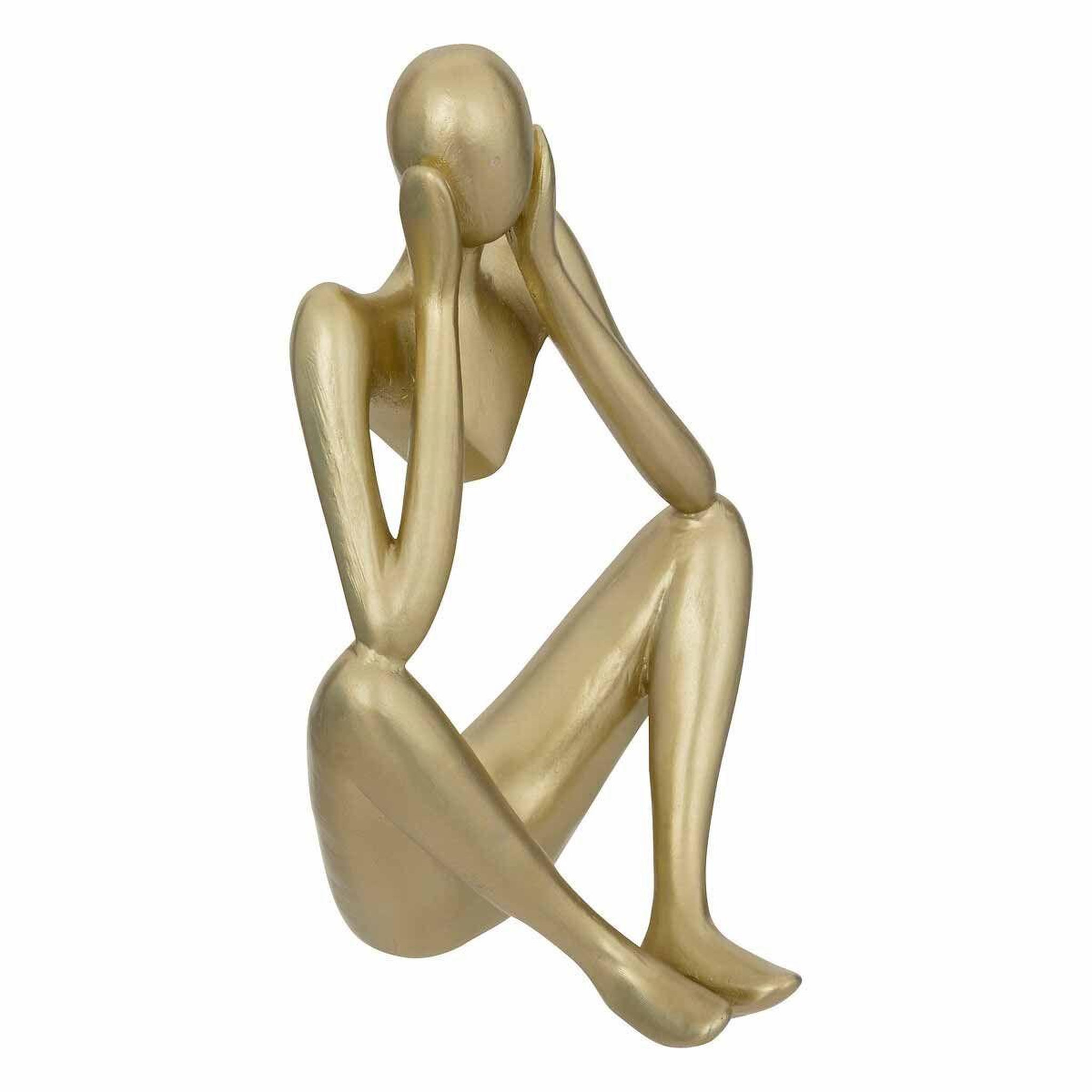 Voir la diapositive 3 : ATMOSPHERA Lot de 3 statuettes déco femme  le collectionneur  17cm or