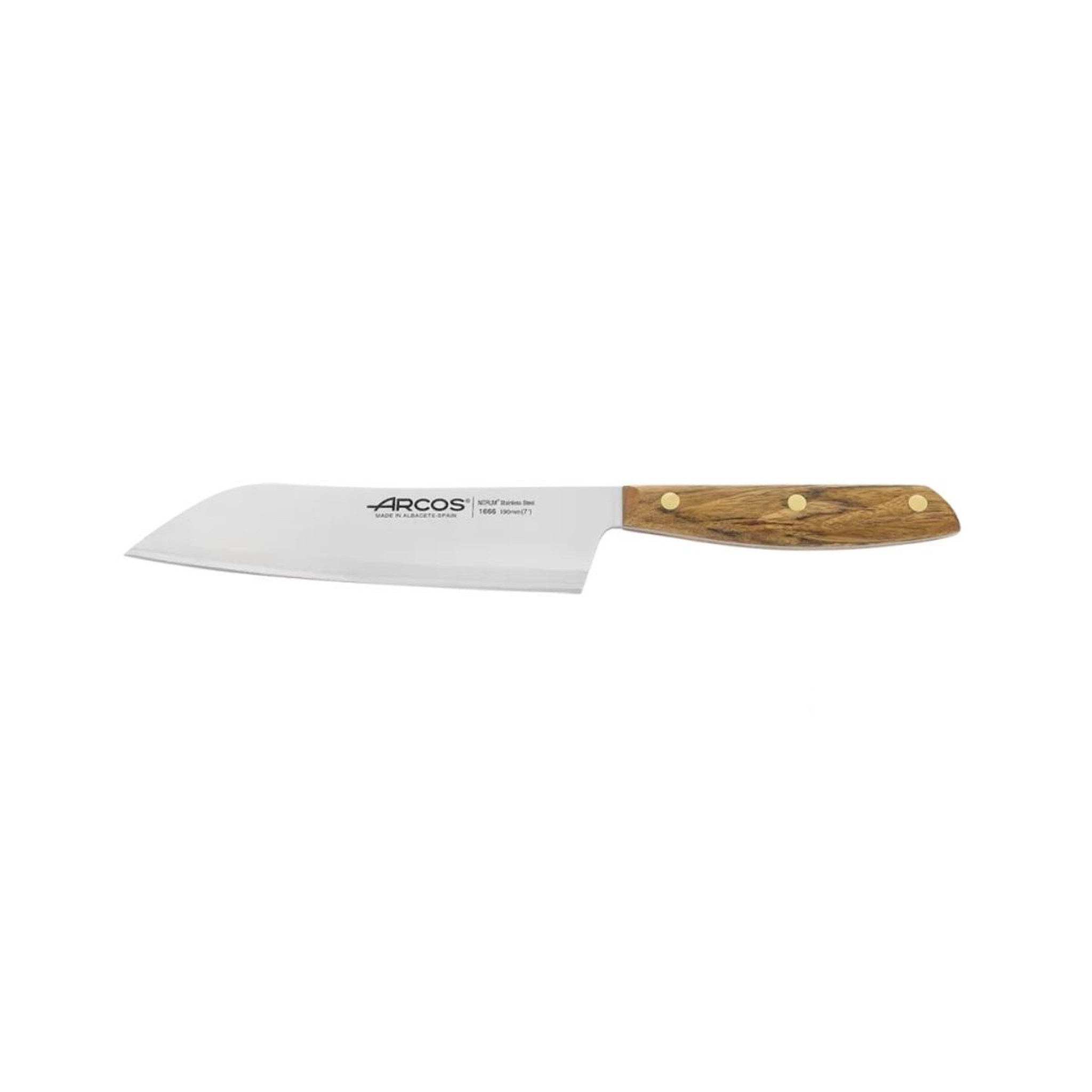 Voir la diapositive 2 : Arcos Couteau santoku 19cm inox - 166600