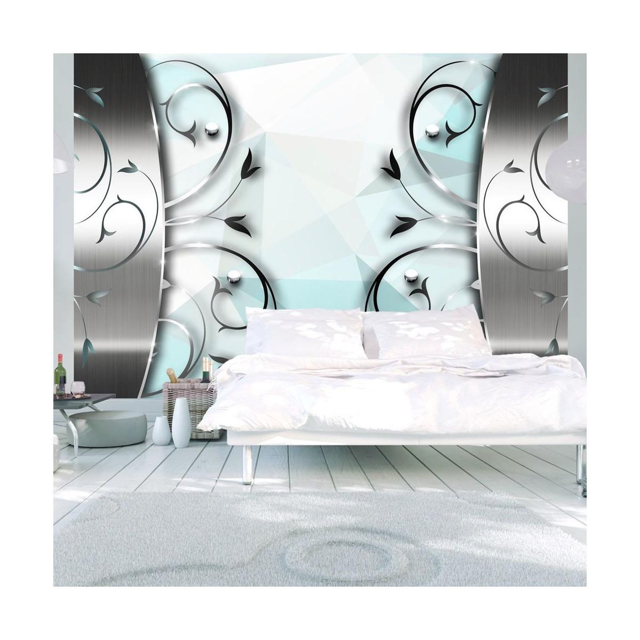 Voir la diapositive 1 : Paris Prix Papier Peint  Silver Gate