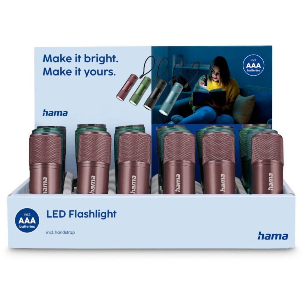 Hama Lampe torche torche LED FL-25 aluminium