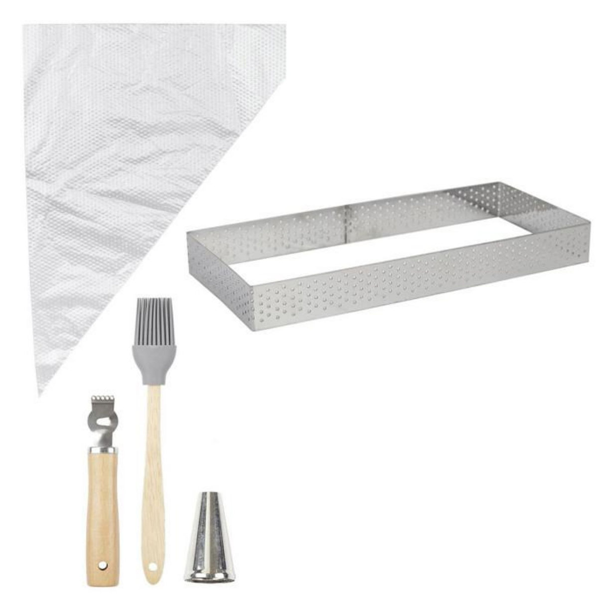 Paris Prix Coffret Pâtisserie  Tarte Meringuée  26cm Gris