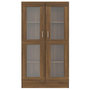 Voir la diapositive 3 : VIDAXL Armoire a vitrine Chene brun 82,5x30,5x150 cm Bois d'ingenierie
