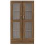 Voir la diapositive 3 : VIDAXL Armoire a vitrine Chene brun 82,5x30,5x150 cm Bois d'ingenierie