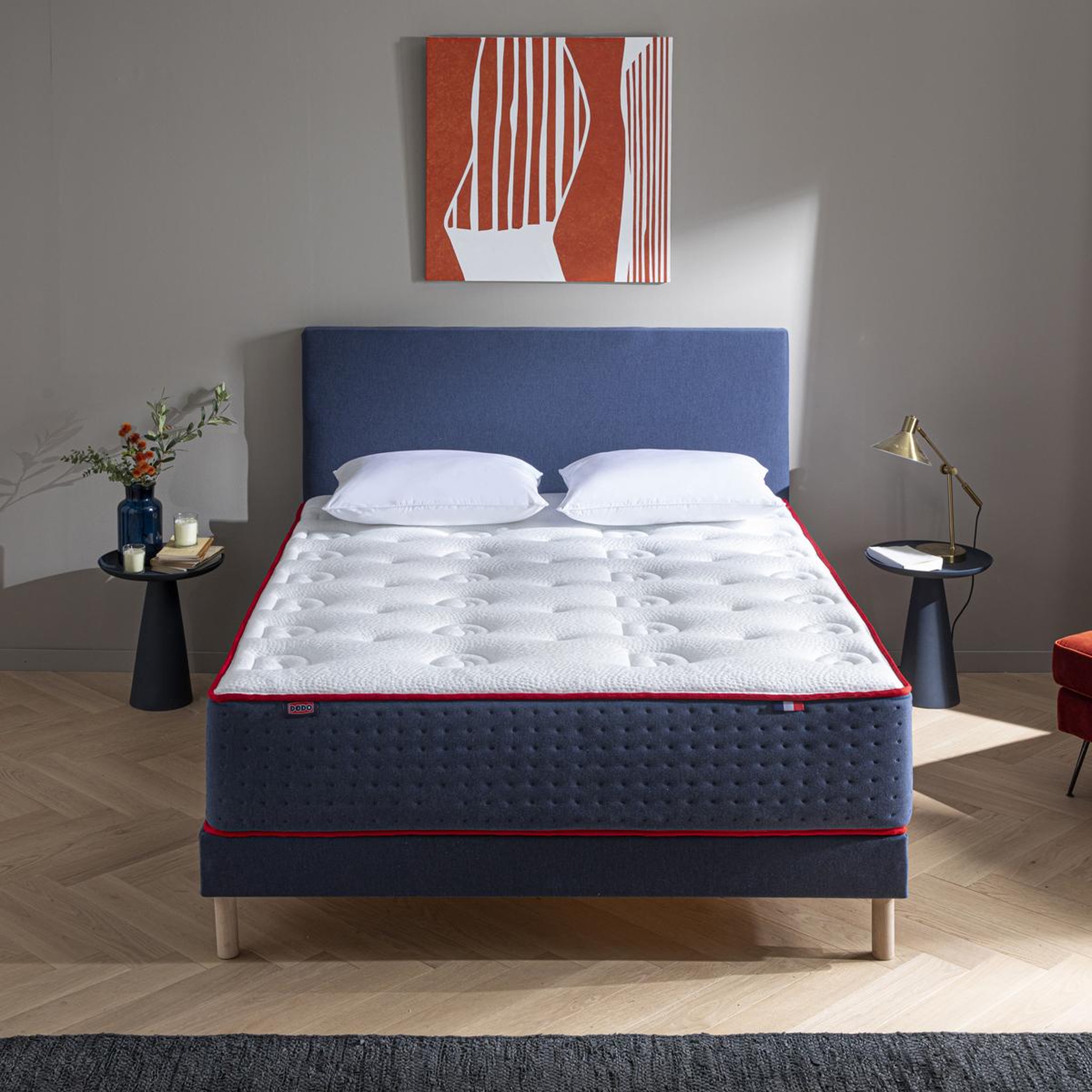 Voir la diapositive 4 : DODO Matelas le veritable ferme - bleu