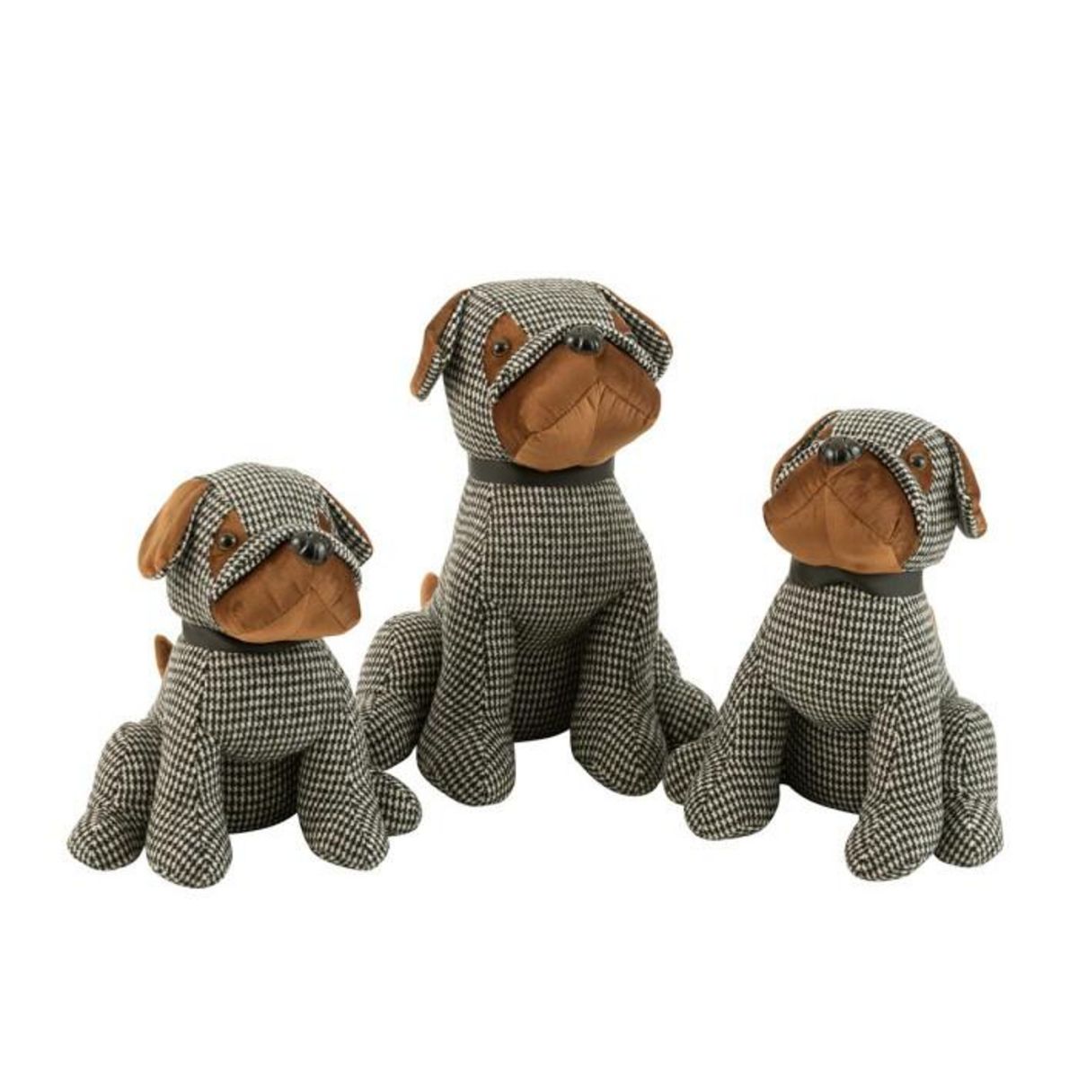 Paris Prix Cale-Porte Chien  Carreaux  33cm Noir