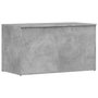 Voir la diapositive 2 : VIDAXL Coffre de rangement Gris beton 84x42x46 cm Bois d'ingenierie