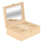 Paris Prix Boîte à Bijoux  Hanifa  23cm Beige