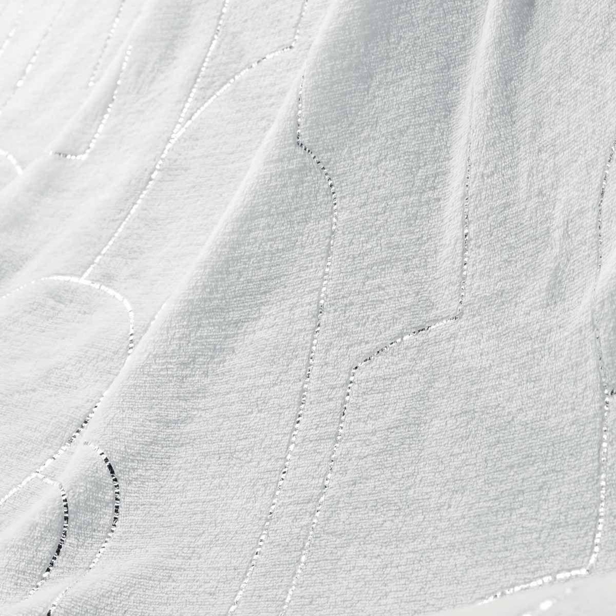 Voir la diapositive 2 : Douceur d'Intérieur Plaid imprimé  domea  125x150cm blanc