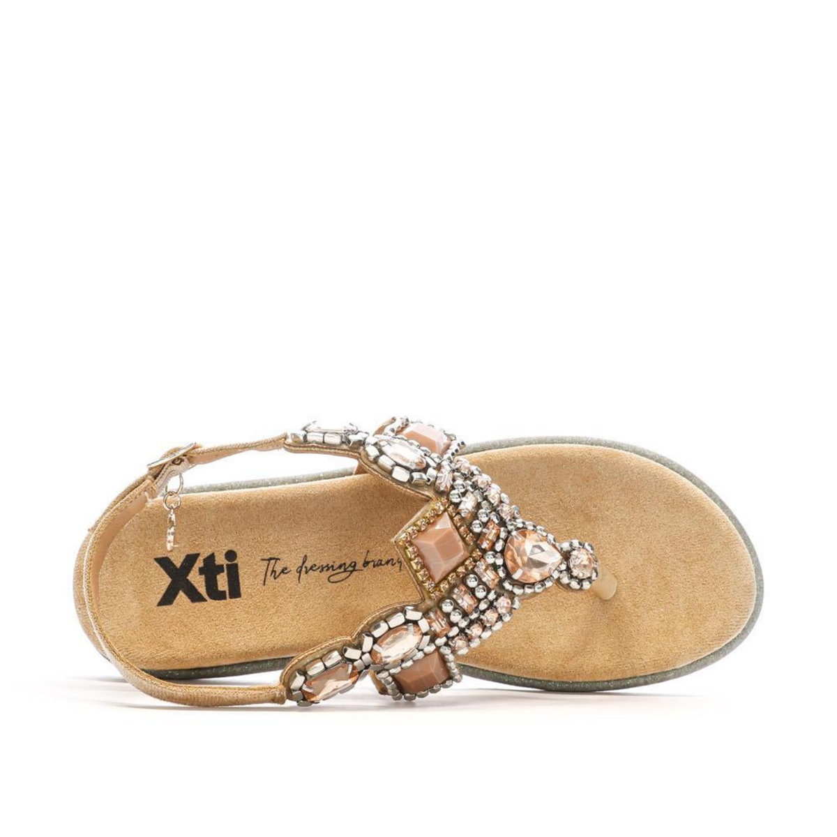 XTI Sandales Jaune à Bijoux Femme XTI 144017