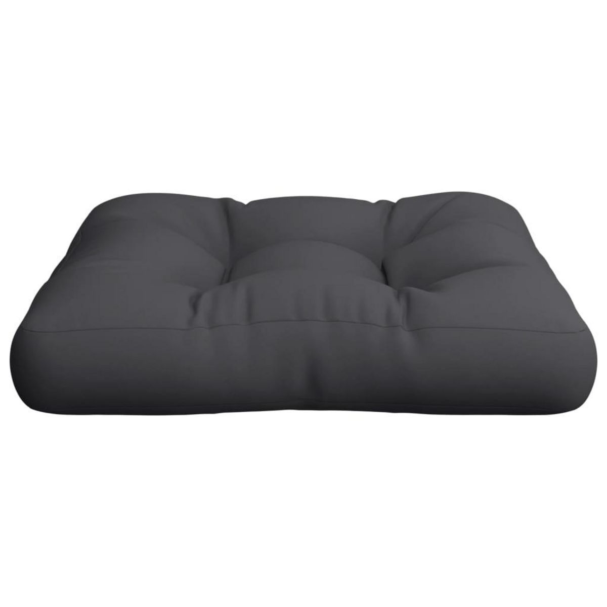 VIDAXL Coussin de palette noir 58x58x10 cm tissu