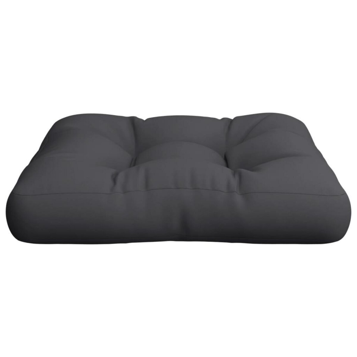VIDAXL Coussin de palette noir 58x58x10 cm tissu