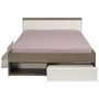 Voir la diapositive 5 : Lit double adulte 160x200 cm avec rangements BOOST
