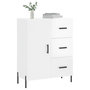 Voir la diapositive 3 : VIDAXL Buffet Blanc brillant 69,5x34x90 cm Bois d'ingenierie