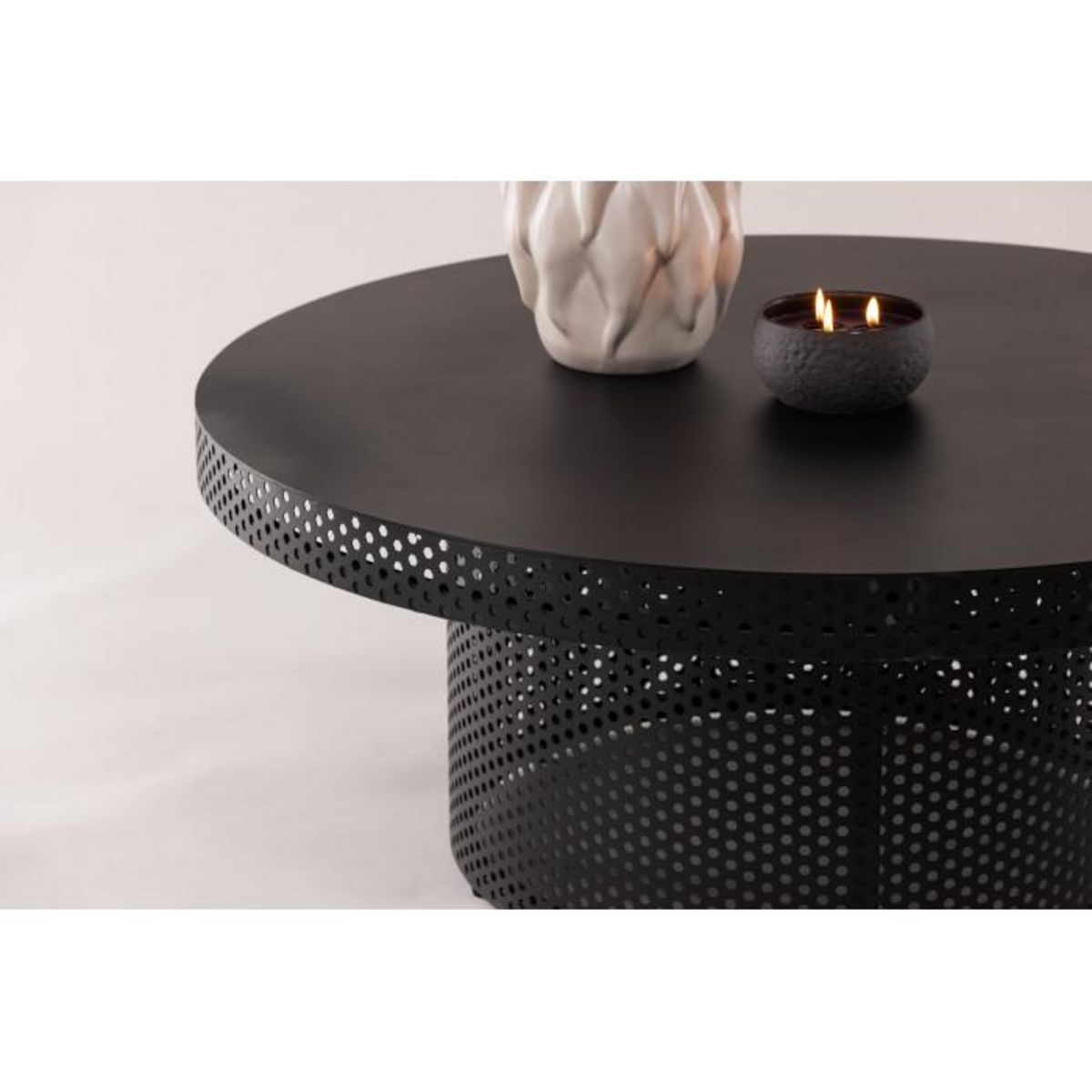 Paris Prix Table Basse Design Ajouré  West End  100cm Noir