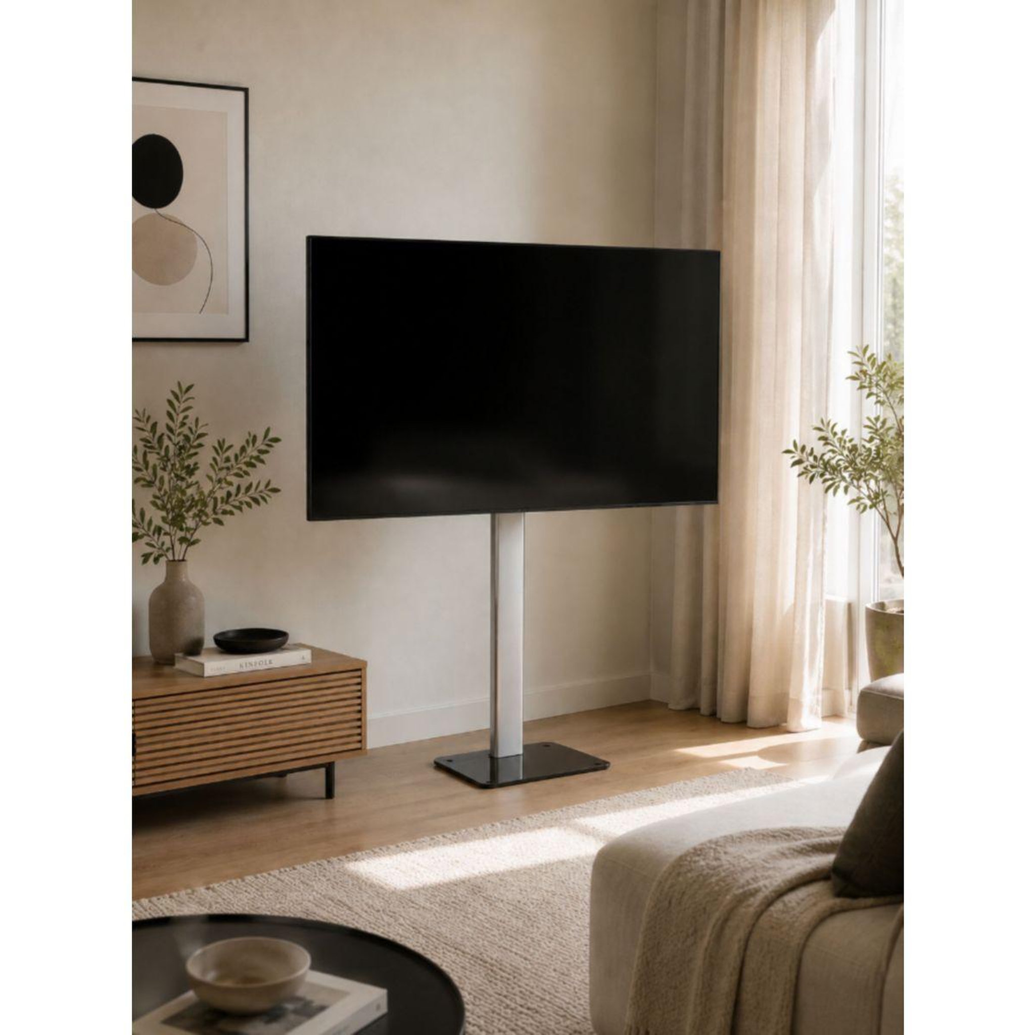 Voir la diapositive 2 : ADEQWAT Pied tv stand tv 32-85''